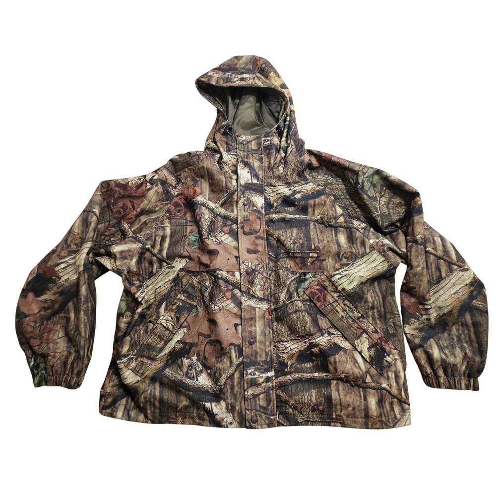 Herter's Camouflage Jacket 2XL Brown Mossy Oak Break-Up Infinity Water Resistant